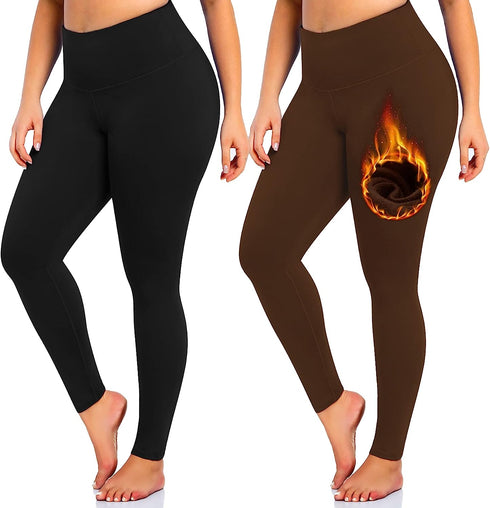 3 Pack Capri Leggings for Women with Pockets-High Waisted Tummy Control Workout Gym Yoga Pants Black